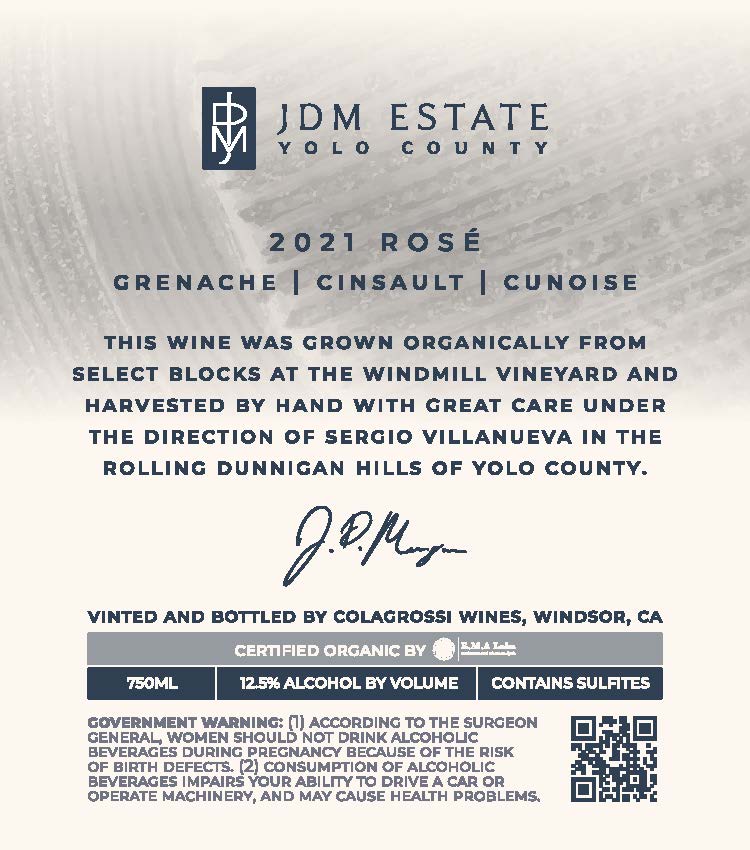 2021 Rosé (Grenache/Cinsault/Cunoise Blend)